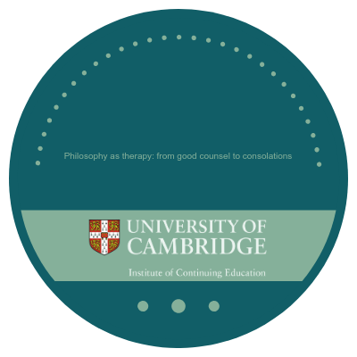 Cambridge Uni Badge Phil as Therapy